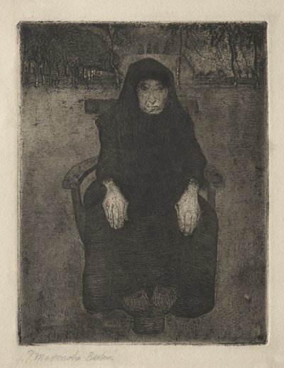 Vecchia Donna Seduta da Paula Modersohn-Becker