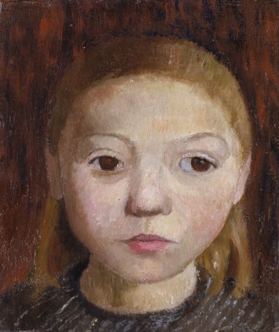 Testa di una ragazza da Paula Modersohn Becker