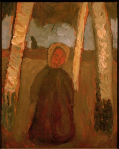 Bambino sotto le betulle da Paula Modersohn Becker