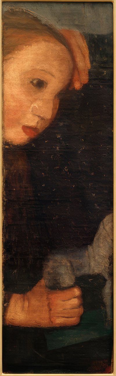 Ragazza con cavallino di legno da Paula Modersohn Becker