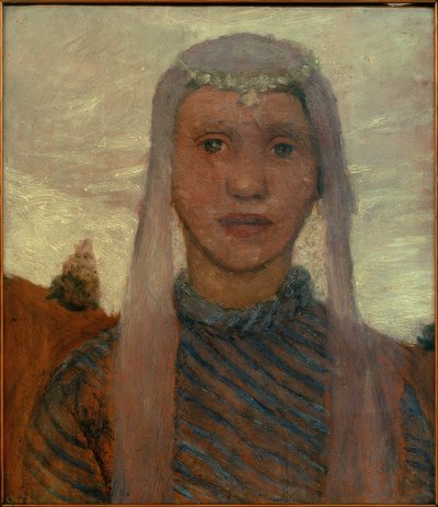 Ragazza con velo da Paula Modersohn Becker