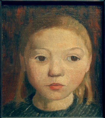 Testa di ragazza da Paula Modersohn Becker