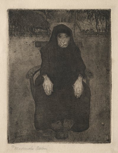 Vecchia Donna Seduta da Paula Modersohn Becker