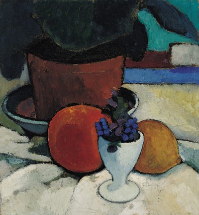 Natura Morta con Pianta e Portauovo, c. 1905 da Paula Modersohn Becker