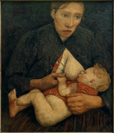 Madre che allatta da Paula Modersohn Becker