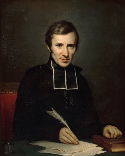 Hugues-Félicité Robert de Lamennais 1782-1854 da Paulin Guérin