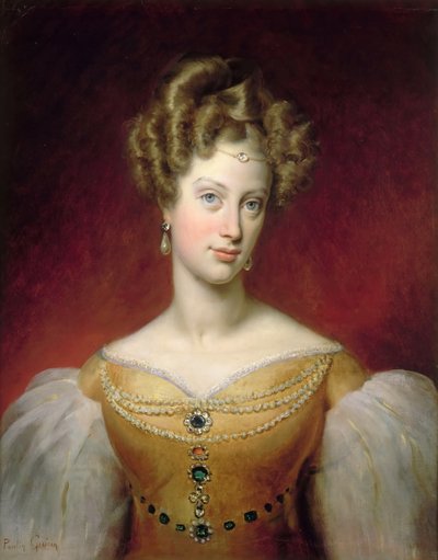 Principessa Carolina di Napoli e Sicilia 1798-1870, Duchessa di Berry da Paulin Guérin