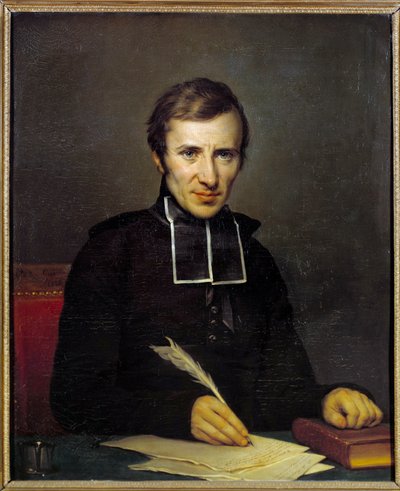 Ritratto di Félicité Robert de Lamennais da Paulin Jean Baptiste Guerin