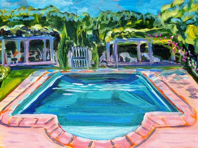 Piscina Sunny Garden da Pauline Wegman | Key and Sea Creative