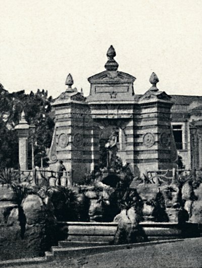 Fonte nel Giardino del Palazzo, 1895 da Paulo Kowalsky
