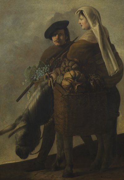 Raccoglitori di frutta, c.1650 da Paulus Bor