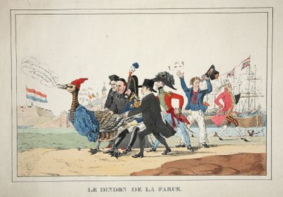 Le Dindon de la Farce, pub. 1831 da Paulus Charles Gerard Poelman