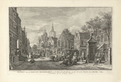Vista sul Dagelijkse Groenmarkt a L