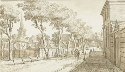 Veduta di Katwijk Binnen da Paulus Constantijn la Fargue