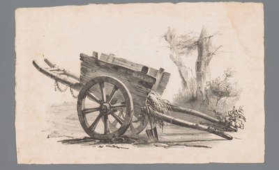 Carro a due ruote da Paulus Lauters (attributed to)