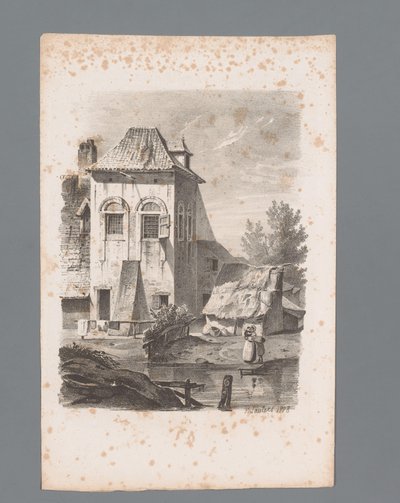 Veduta di una casa sull