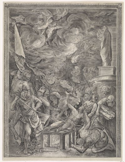 Martirio di San Lorenzo da Paulus Mondekens