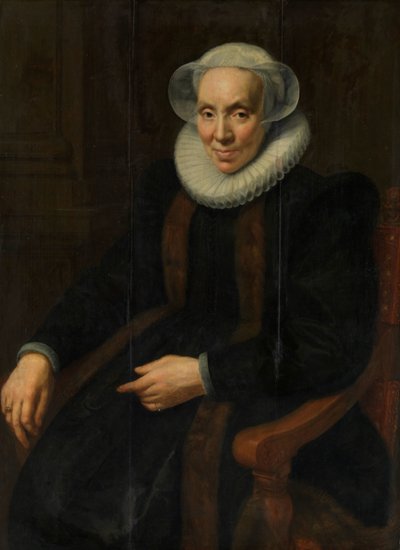 Ritratto di Maria van Utrecht (c. 1552/53-1629) da Paulus Moreelse