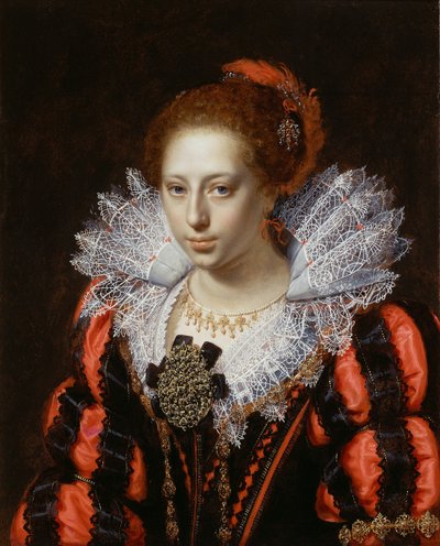 Ritratto di una giovane donna da Paulus Moreelse