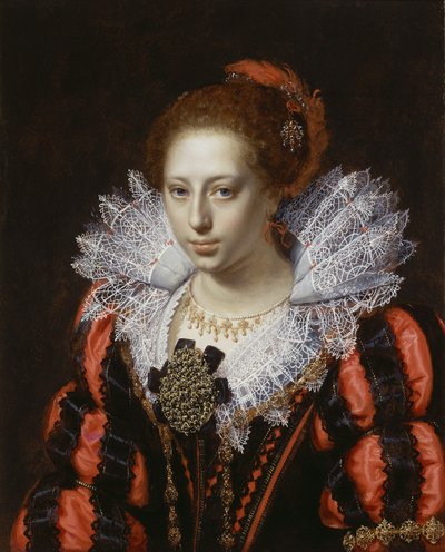 Ritratto di una giovane donna, c.1620 da Paulus Moreelse