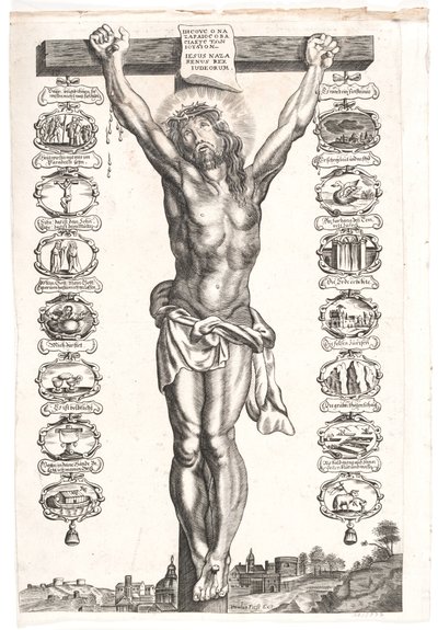 Cristo sulla croce da Paulus Pontius