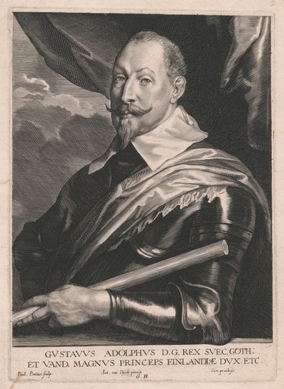 Gustavo Adolfo D.G.Rex Svec.Goth; et Vand, Magnus Princeps Finlandiæ Dux, Etc. da Paulus Pontius