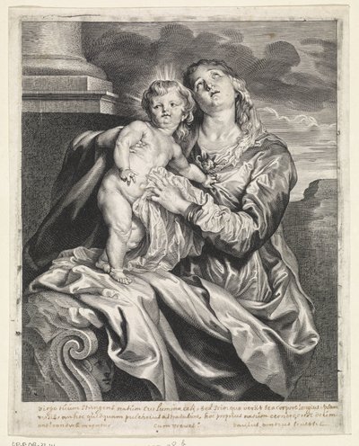 Maria con il Bambino Gesù da Paulus Pontius