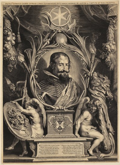 Ritratto di Gaspar de Guzmán, conte di Olivares da Paulus Pontius