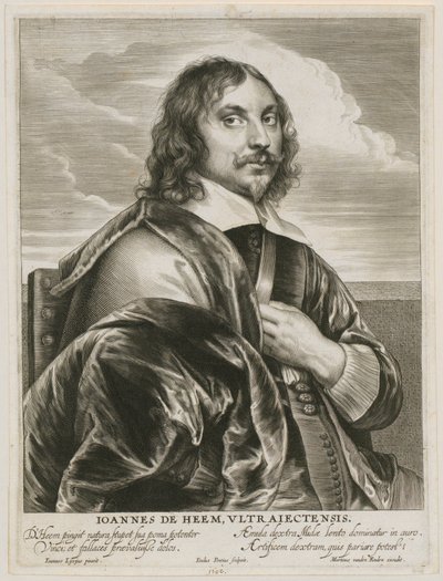 Ritratto di Johannes de Heem da Paulus Pontius