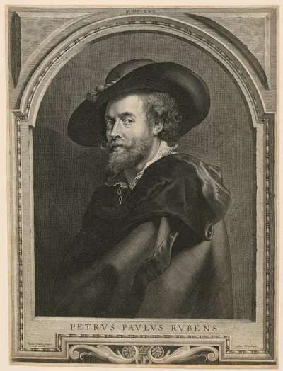 Ritratto di Peter Paul Rubens da Paulus Pontius