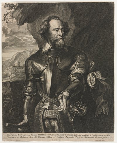 Ritratto di Henry, Conte van den Berghe da Paulus Pontius