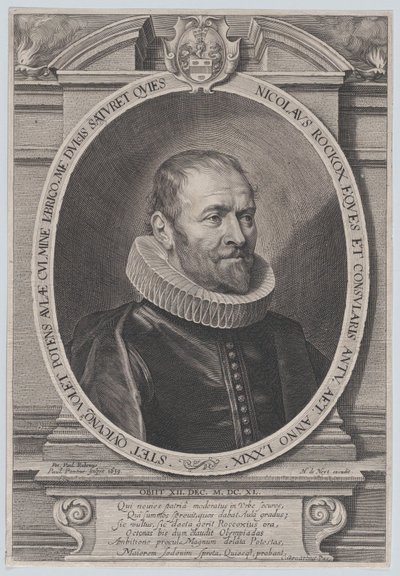 Ritratto di Nicholaes Rockox da Paulus Pontius