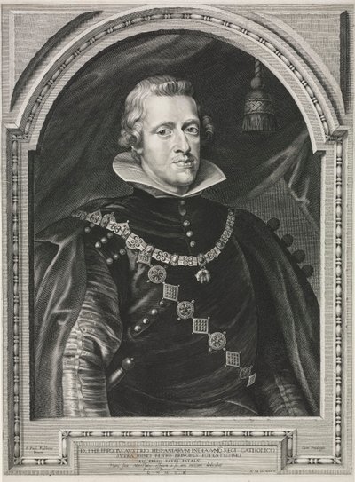 Ritratto di Filippo IV da Paulus Pontius