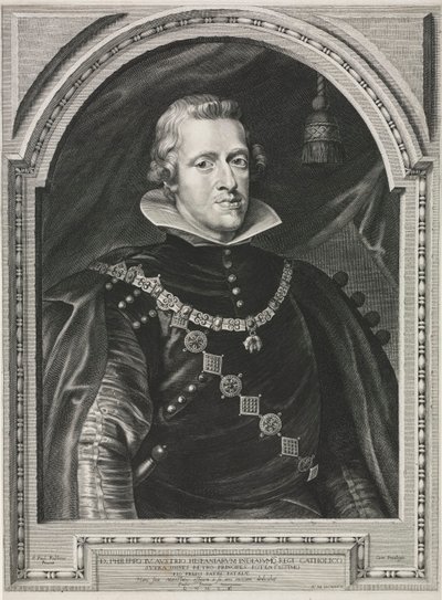 Ritratto di Filippo IV da Paulus Pontius