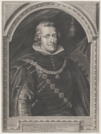 Ritratto di Filippo IV da Paulus Pontius