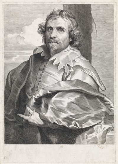 Ritratto del pittore Daniël Mijtens (I) da Paulus Pontius
