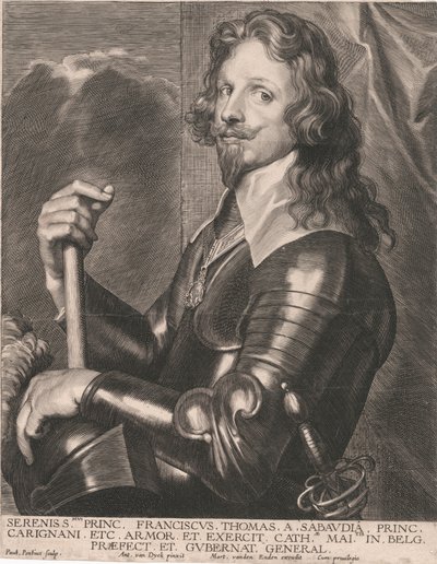 Serenissmus Princ. Franciscus Thomas a Sabaudia, Princ. Carignani, ecc. Armatura ed Esercito da Paulus Pontius