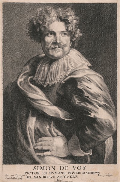Simon de Vos, Pittore di Figure Umane Maggiori e Minori ad Anversa da Paulus Pontius