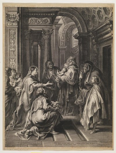 La Presentazione al Tempio da Paulus Pontius