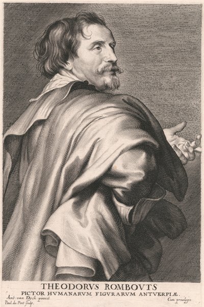 Theodorus Rombouts, Pictor Humanarum Figurarum ad Anversa da Paulus Pontius
