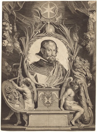 Gaspar de Guzmán, conte di Olivares da Paulus Pontius, after Sir Peter Paul Rubens, after Diego Velázquez