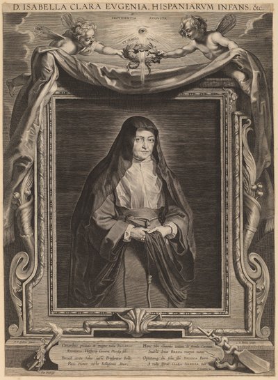 Isabella Clara Eugenia, Infanta di Spagna da Paulus Pontius, after Sir Peter Paul Rubens