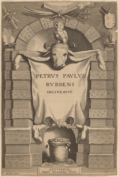 Pagina del Titolo da Paulus Pontius after Sir Peter Paul Rubens