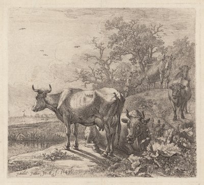 Il mandriano da Paulus Potter