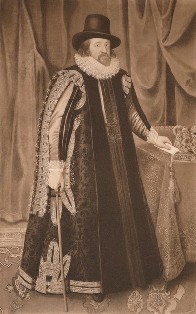 Francis Bacon, Visconte di St. Albans, c1600, 1904 da Paulus van Somer