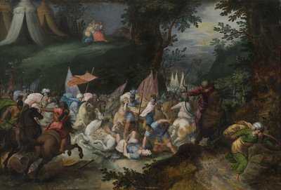 Battaglia tra gli Israeliti e gli Amaleciti da Pauwel Casteels