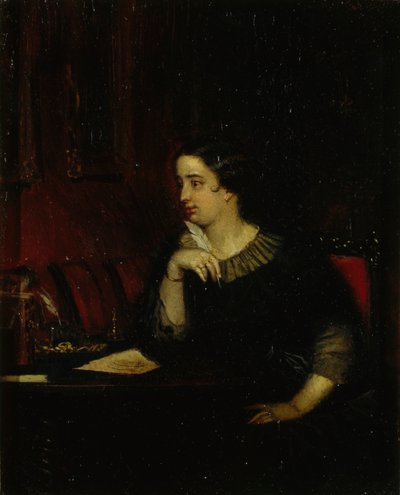 Ritratto della poetessa Yevdokia Petrovna Rostopchina, 1850 da Pavel Andreevich Fedotov