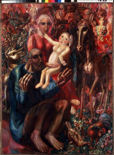 La Sacra Famiglia da Pawel Nikolajewitsch Filonow