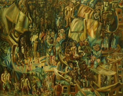 Composizione. Navi, 1913-1915 da Pavel Nikolayevich Filonov