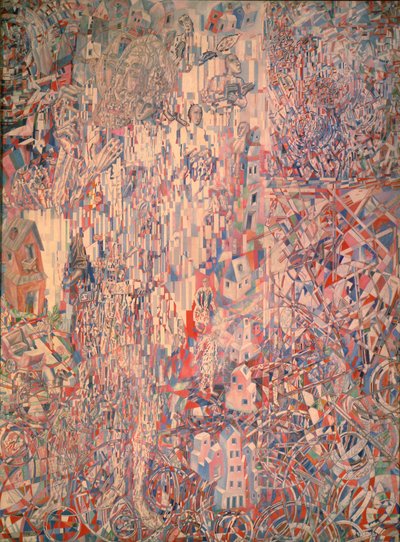 La Formula del Proletariato di Pietrogrado, 1920-1921 da Pavel Nikolayevich Filonov